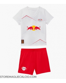 RB Leipzig Maglia Gara Casa Repliche 2025-26 Bambino Maniche Corte
